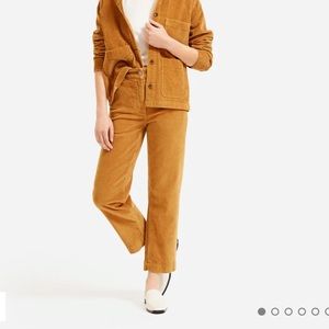 Everlane Corduroy Straight-Leg Crop Pant